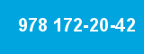 978 172-20-42 978 172-20-42